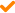 Orange checkmark icon indicating approval, confirmation, or successful completion on white background.